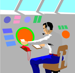 Laptop Clipart: Man Sitting in a Chair for Creative Use
