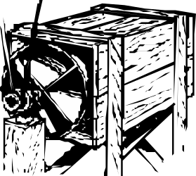 Cube Clipart: Black and White Geometric Design