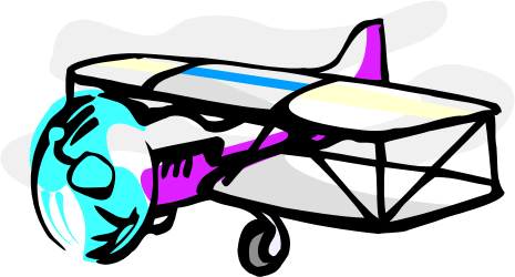 Propeller Plane Clipart: Classic Aviation Art