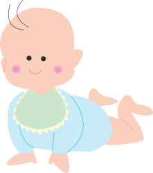Baby in Blue Dress Clipart  Adorable Illustrations for All Your Needs