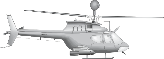 Helicopter Clipart with Dynamic Propeller Design