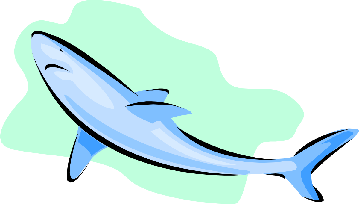 Dolphin Swimming in Ocean Clipart - Vibrant Underwater Scene