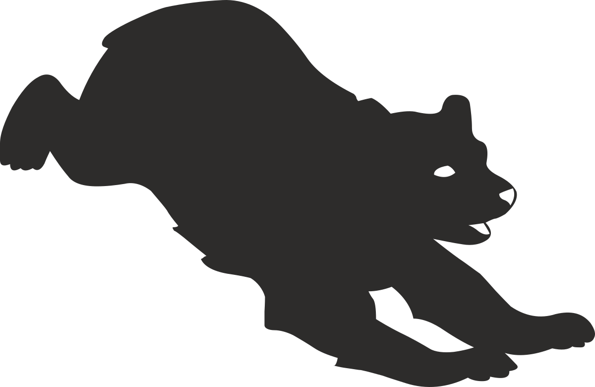 Cat Silhouette Clipart - Elegant Black and White Design