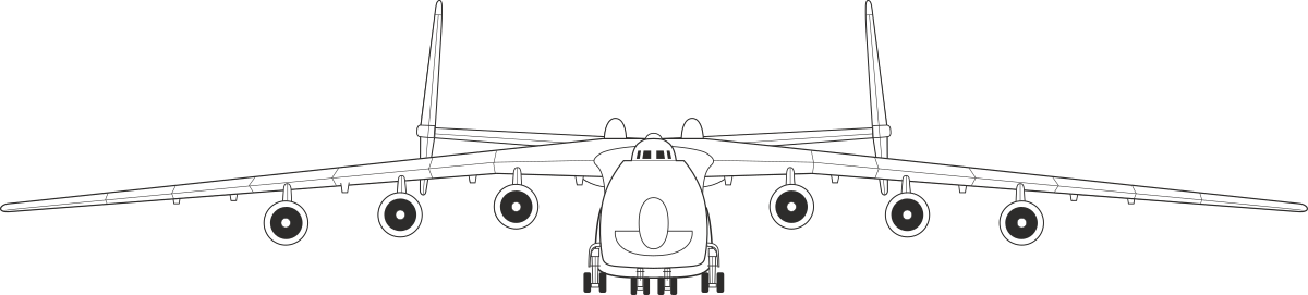 Airplane Clipart: Sleek Black and White Design for Dynamic Visuals