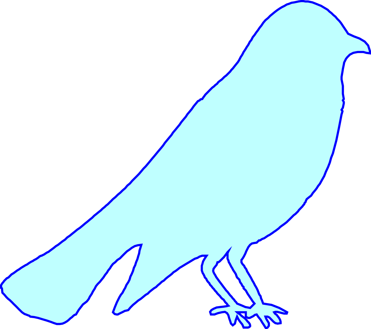 a blue bird sitting on top of a black background clip art png transparent Blue Bird on Black Background Clipart: Stunning SVG for Your Projects