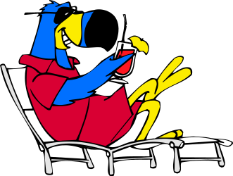 Person Sitting in Chair with Cell Phone Clipart