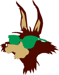 Dog Wearing Sunglasses Clipart - Fun and Playful Cartoon Style