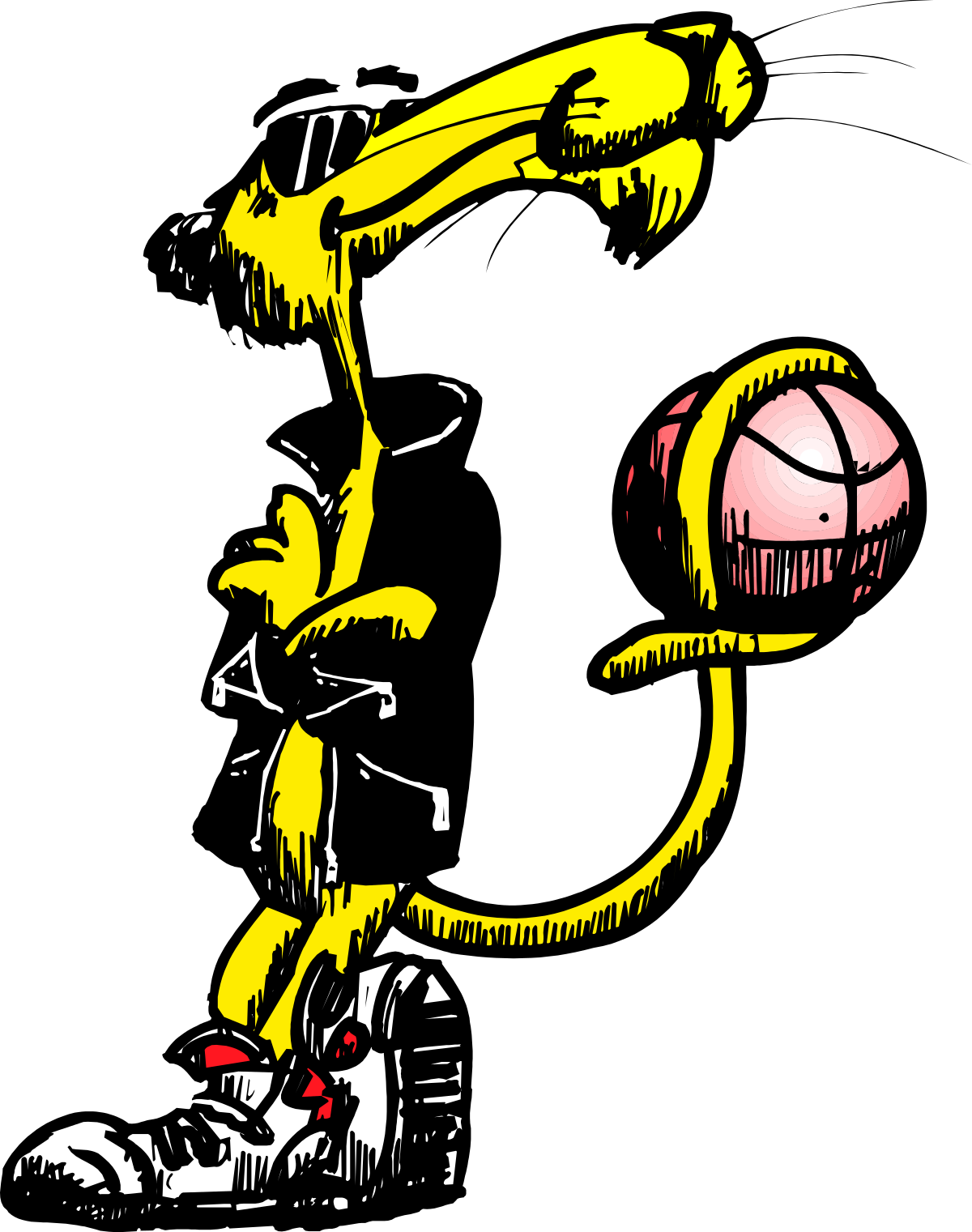 Bicycle Clipart: Person Riding a Bike for Dynamic Illustrations