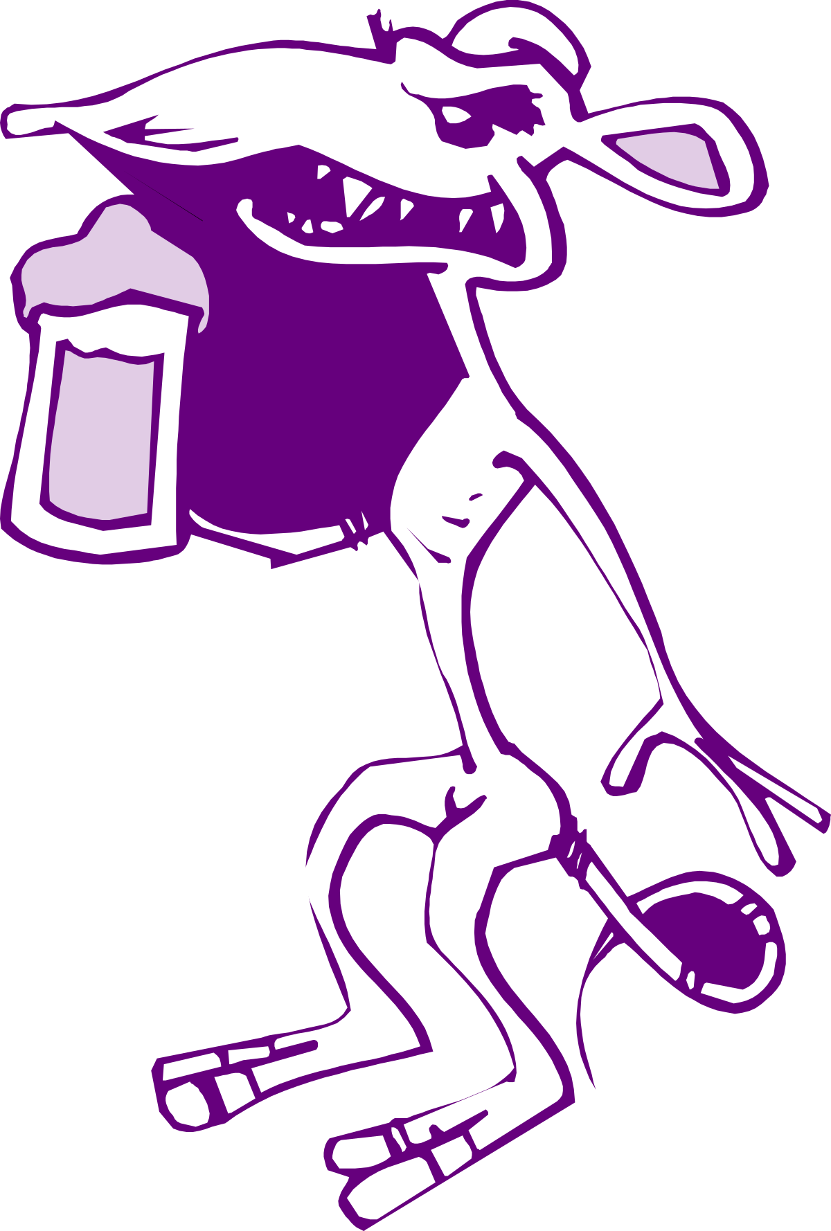 a cartoon character with a backpack and a backpack clip art png transparent Cartoon Character with Backpack: Fun & Playful Clipart