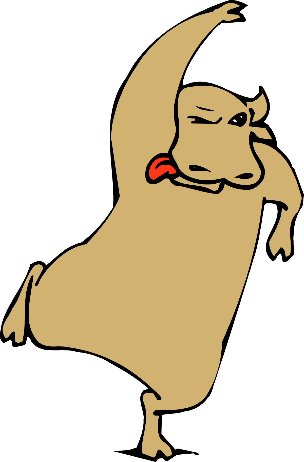 a cartoon character with a red nose and a mustache clip art png transparent Cartoon Character with Red Nose and Mustache Clipart for Fun Designs
