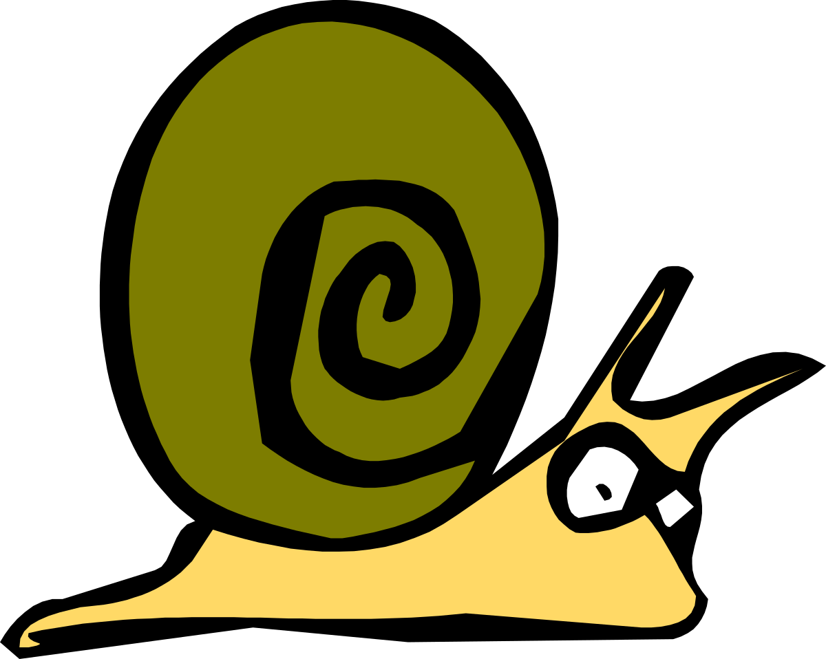 a snail with a green shell on its back clip art png transparent Snail with Green Shell Clipart - Cute & Playful Illustrations