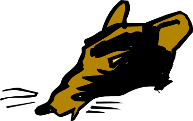 Silhouette of a Gi Against Black Background - Captivating Clipart