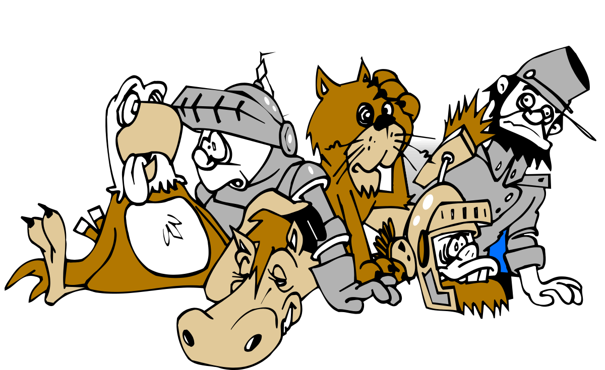 Cats Sitting on Circle Clipart: Playful Feline Gathering