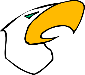 Eagle Head Clipart with Yellow Beak - Majestic Avian Graphics