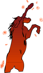 Silhouette of a Man with Hat and Beard - Unique Clipart for Your Projects