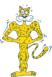 Leopard Costume Cartoon Character Clipart for Fun Designs