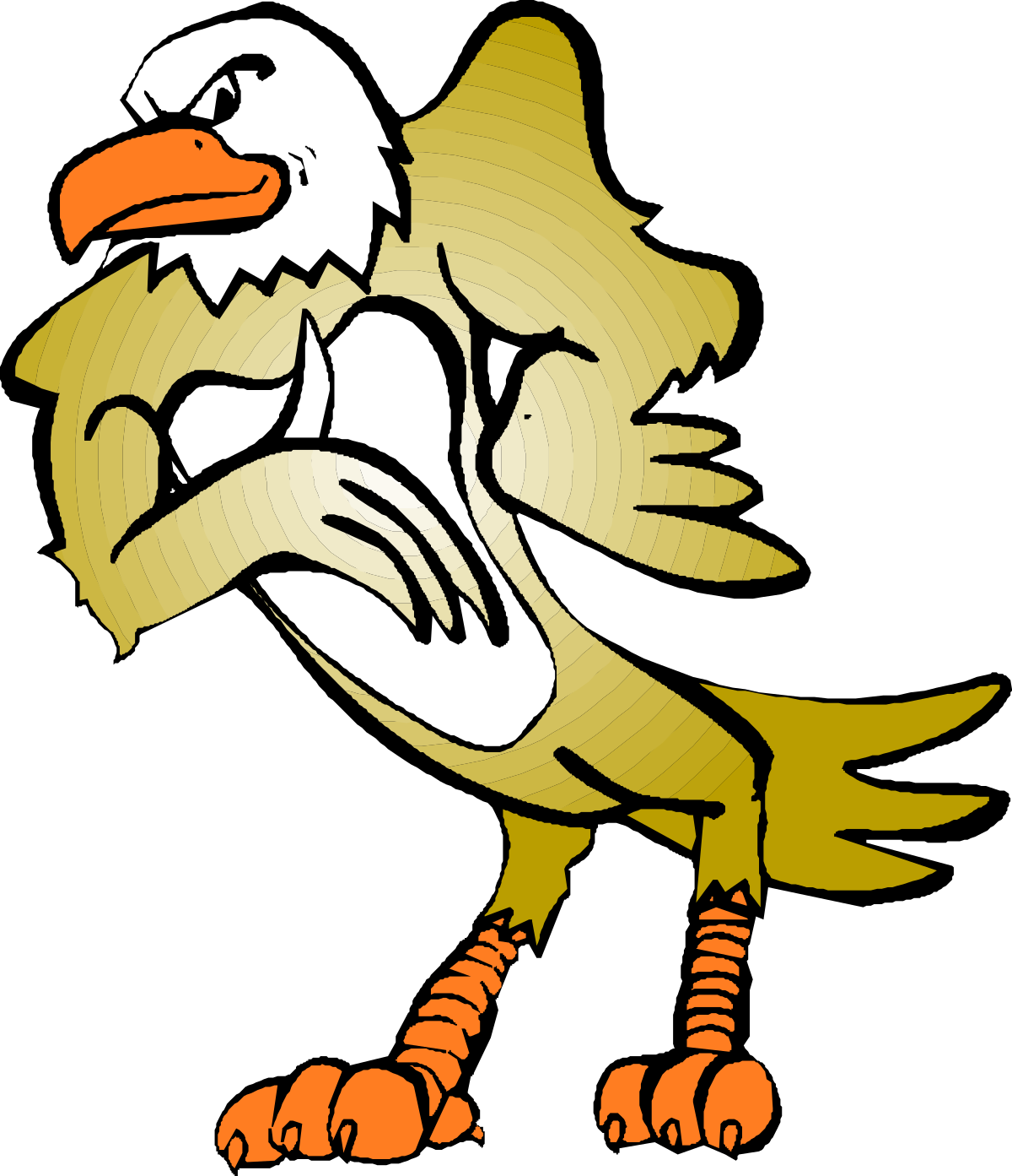 Cartoon Bird with Large Beak - Fun and Whimsical Clipart