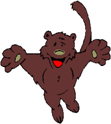 Brown Bear with Red Heart Clipart - Adorable and Whimsical Artwork