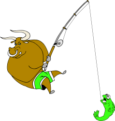 Fishing Cartoon Character Clipart: Fun and Playful Designs