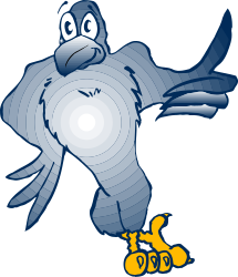 Cartoon Penguin Skating on Skateboard - Fun Clipart for Creative Projects