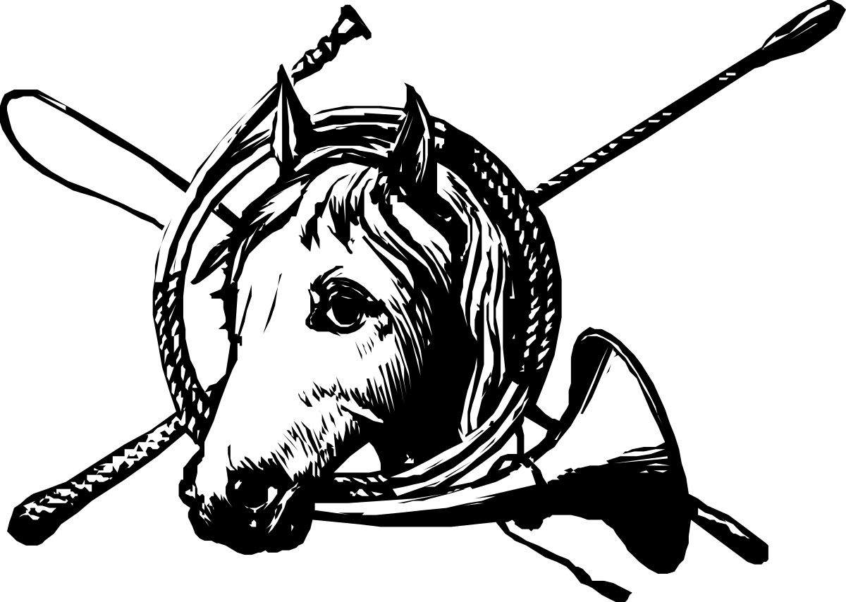 Horse with Blanket on Head - Vibrant Clipart for All Occasions