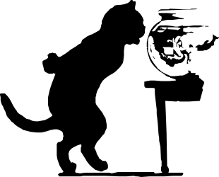 Black and White Person in Dark Setting Clipart for Versatile Use