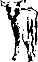 Silhouette of a Man with a Gun - Dynamic Clipart for Action Themes