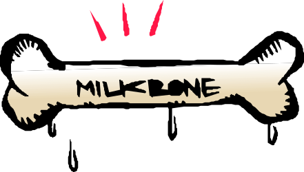 Mikne Logo Clipart: Striking Red and White Design