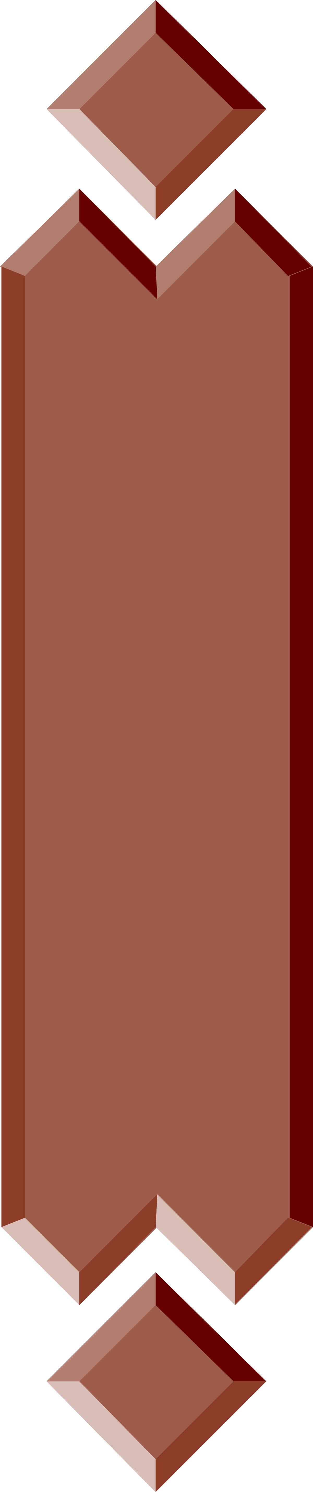 a brown cube with a red bottom clip art png transparent Brown Cube with Red Bottom Clipart - Stylish Borders and Bars Design