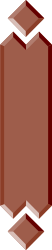 Brown Cube with Red Bottom Clipart - Stylish Borders and Bars Design
