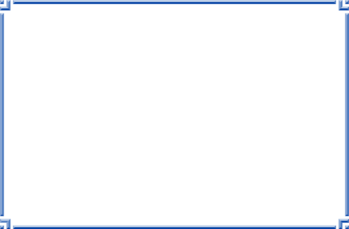 Blue Frame with Black Background - Elegant Clipart for Design