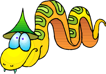 Cartoon Character with Green and Yellow Hats - Fun Clipart Collection