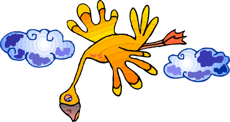 Flying Giraffe Clipart: Whimsical Sky Adventure
