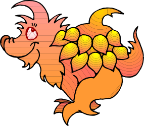 Cartoon Fish with a Big Smile - Joyful Underwater Clipart