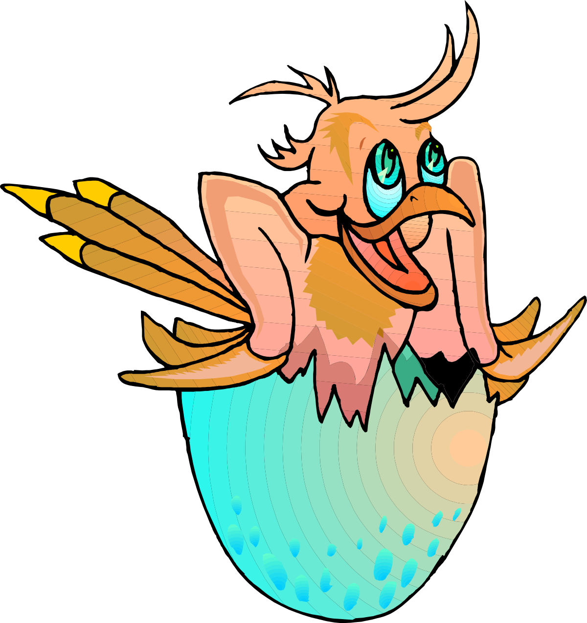 Big Beak Bird Clipart: Unique and Eye-Catching Illustrations