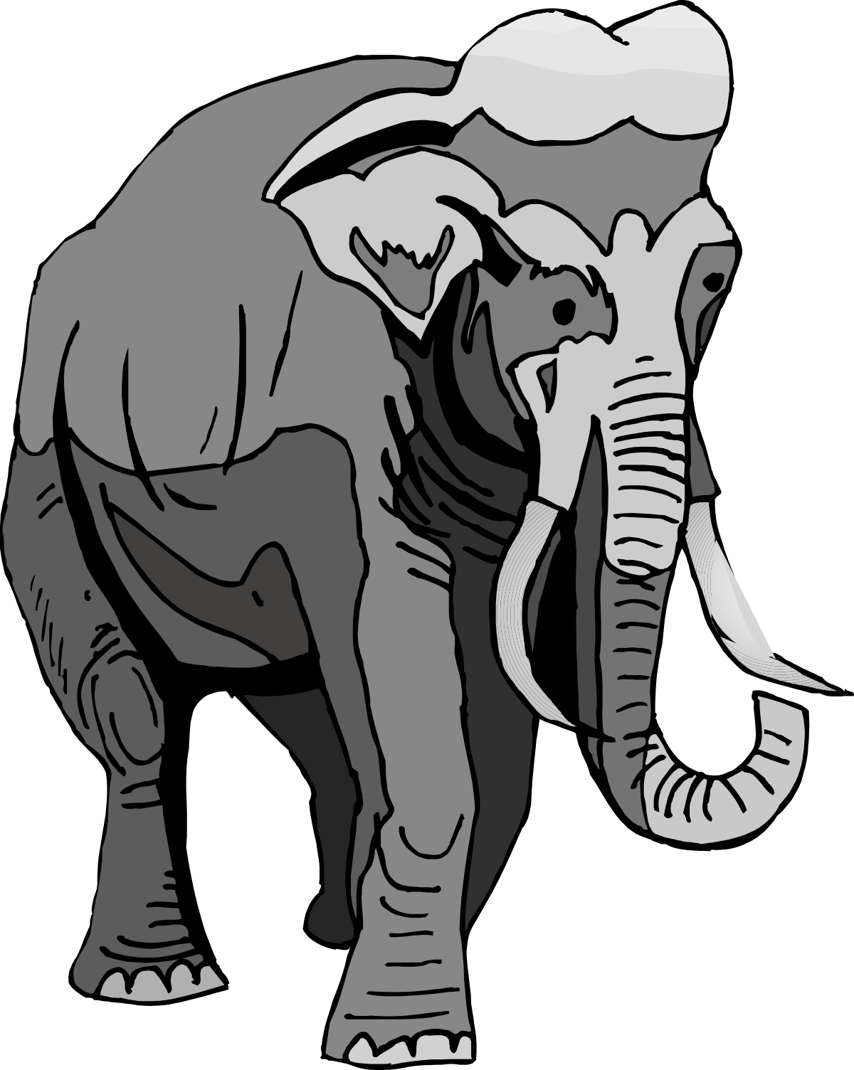 an elephant with a tuffly clip art png transparent Elephant Clipart: Playful Tuffly Character for Fun Designs