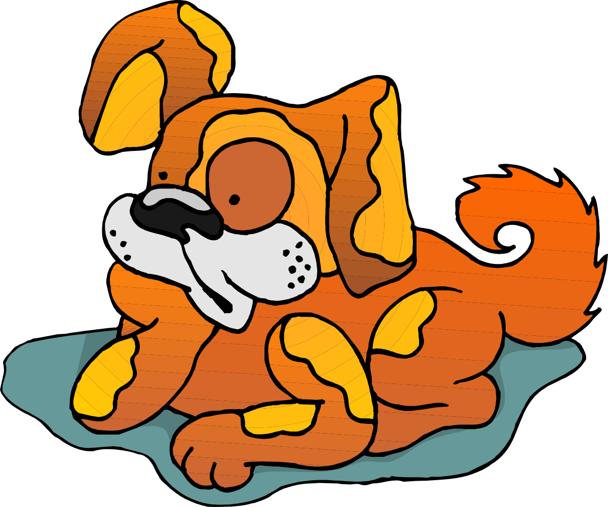 a dog laying down on the ground clip art png transparent Dog Laying Down on the Ground Clipart - Perfect for Pet Lovers