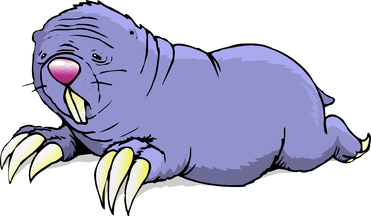 Cartoon Elephant Clipart with a Big Nose for Fun Projects