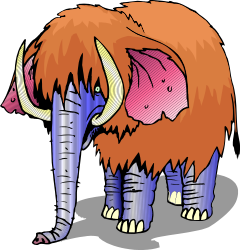 Elephant with Long Tusks - Stunning Clipart for Your Projects