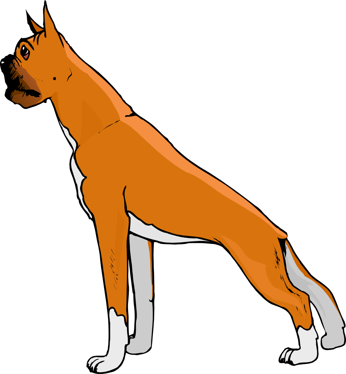 a dog standing on its hinds clip art png transparent Dog Standing on Its Hind Legs Clipart - Fun and Playful Illustrations