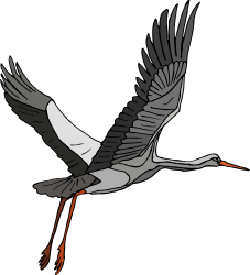 Bird Flying in the Sky Clipart - Soar High with Dynamic Designs