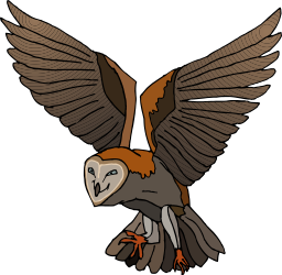 Bird with Wings Clipart for Creative Projects