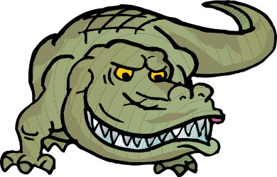Cartoon Dinosaur with Big Mouth Clipart for Fun Designs