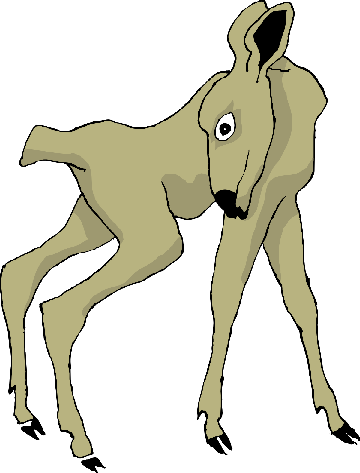 Donkey Clipart with Big Nose - Fun and Whimsical Designs