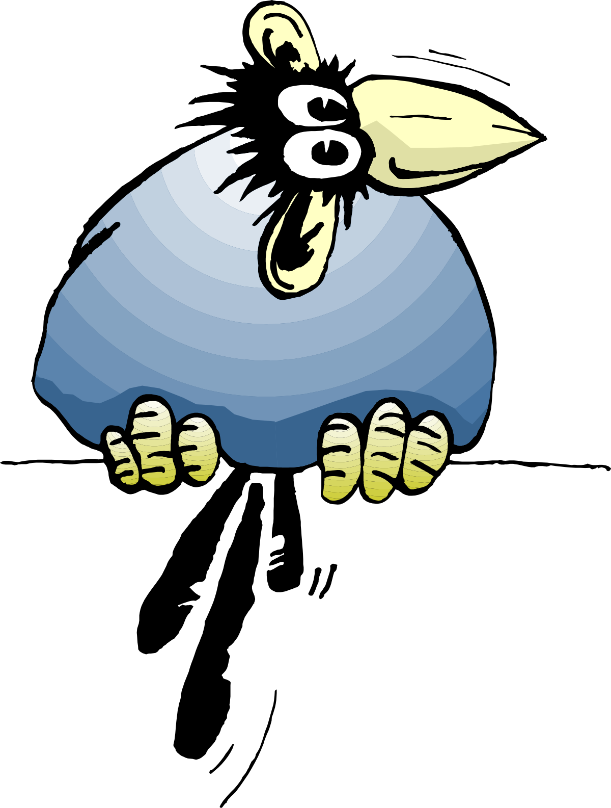 a cartoon bunny sitting on top of a blue pillow clip art png transparent Cartoon Bunny Sitting on Blue Pillow - Adorable Clipart for Every Occasion