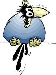 Cartoon Bunny Sitting on Blue Pillow - Adorable Clipart for Every Occasion