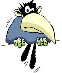 Sleeping Bear on Pillow Clipart - Cozy Cartoon Scene