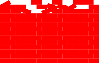 Red Background with Black Border Clipart for Vibrant Designs