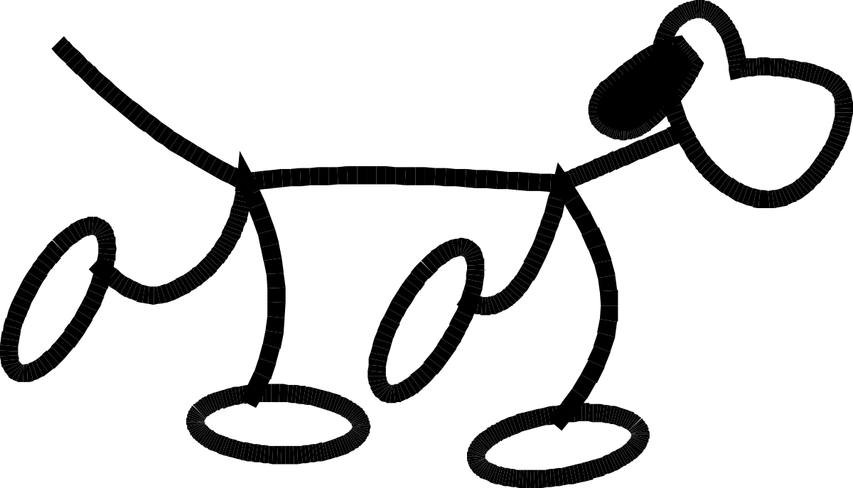 Cat's Paw Clipart - Black and White Illustration for Creative Projects
