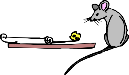 Mouse Chasing Cheese Clipart: Fun and Whimsical Illustrations